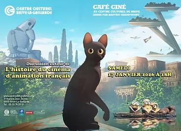 Café-ciné: Discussion autour du cinéma d'animation français (Centre culturel)