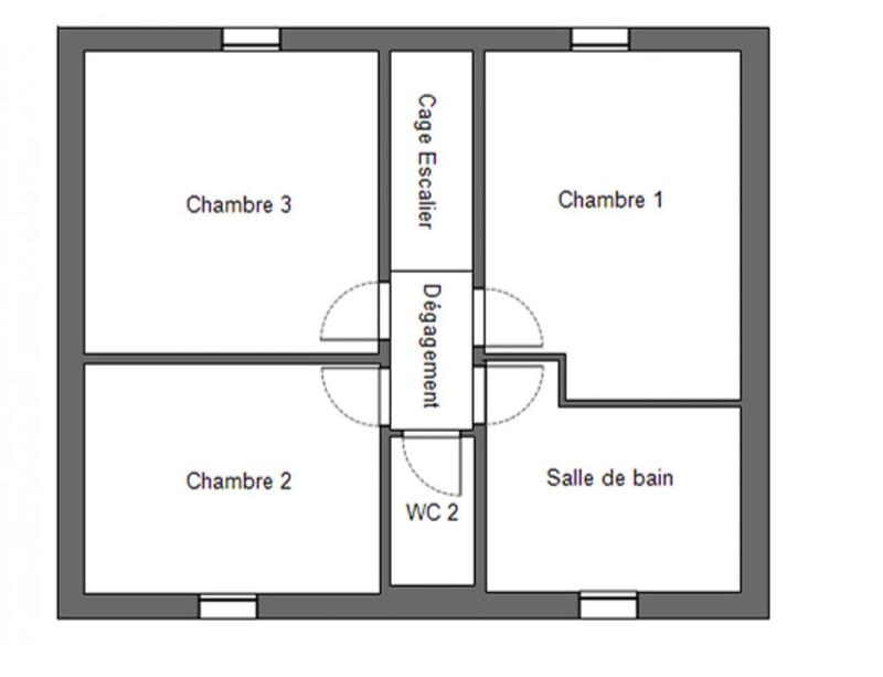 Maison - 71 m² - 5 pièces