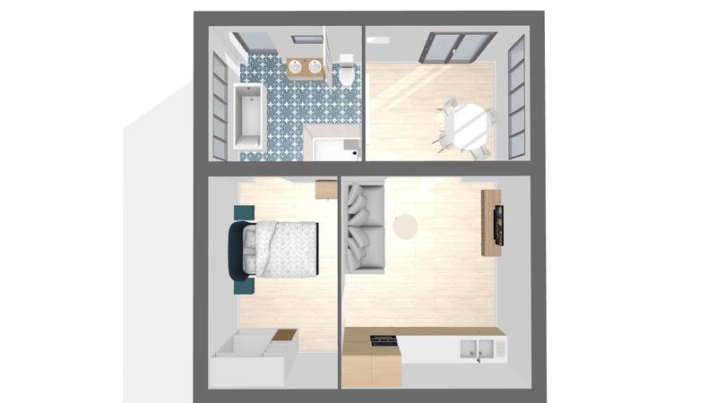 Maison - 40 m² - 2 pièces