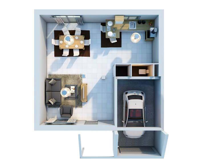 Maison - 80 m² - 5 pièces