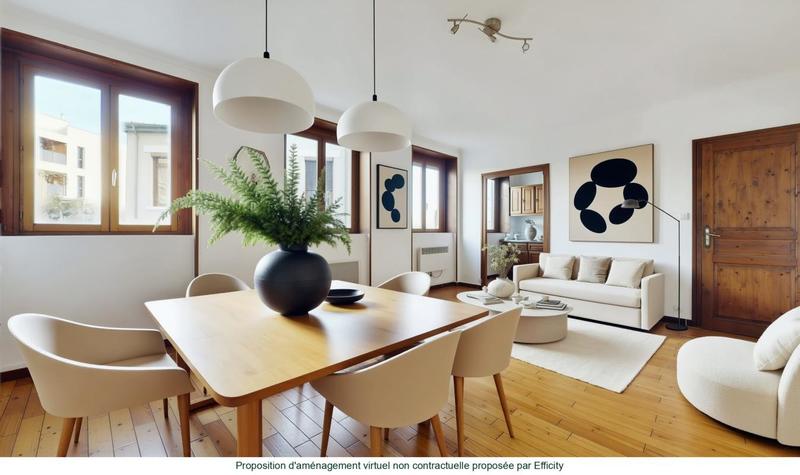 Appartement - 55 m² - 3 pièces