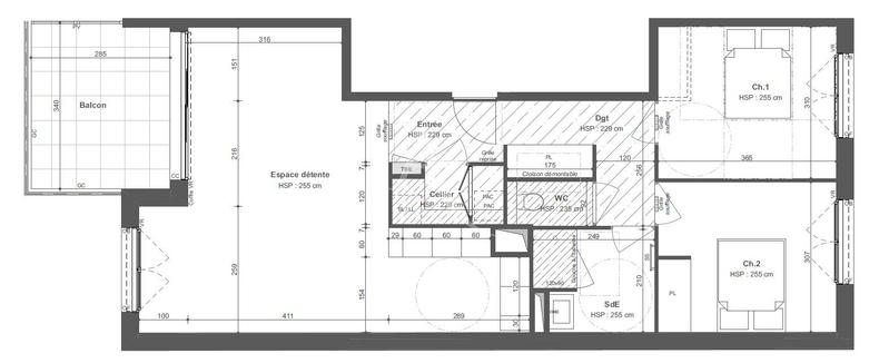 Appartement - 73 m² - 3 pièces