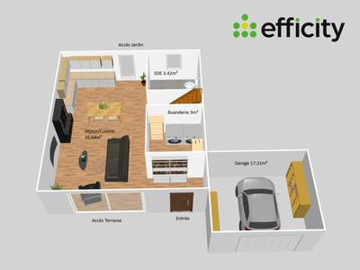 Maison - 77 m² - 4 pièces