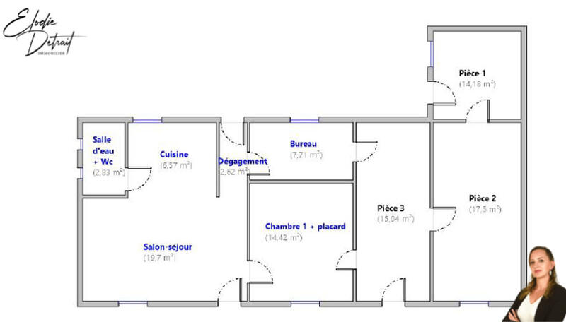 Maison - 100 m² - 5 pièces