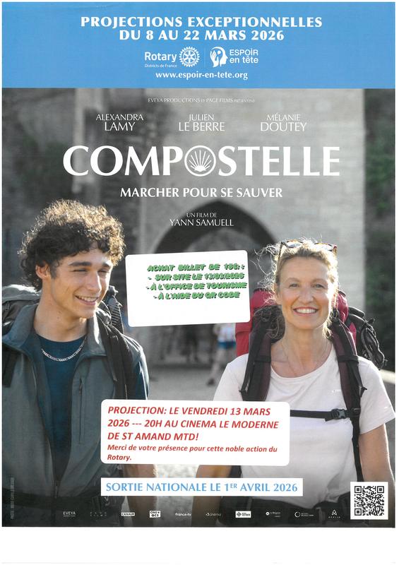 Avant Première " Compostelle, Marcher pour se sauver "