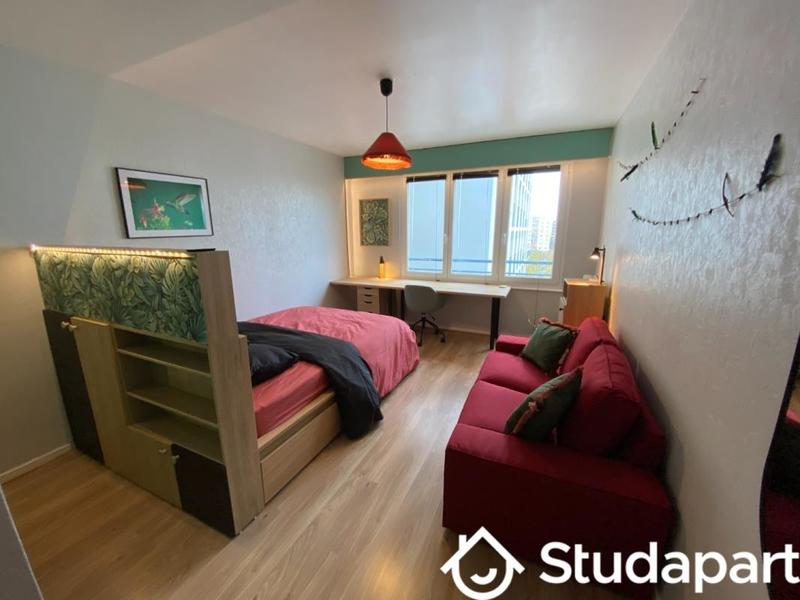 Chambre - 17 m² - 1 pièce