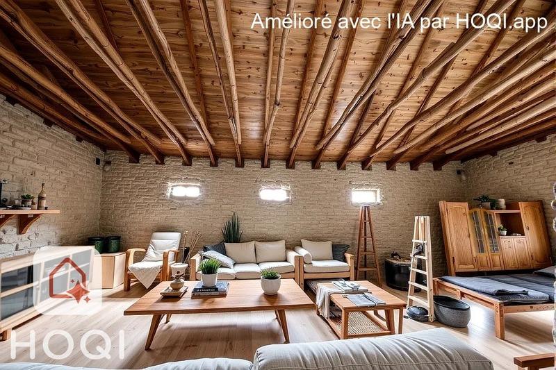 Grange - 160 m² - 2 pièces