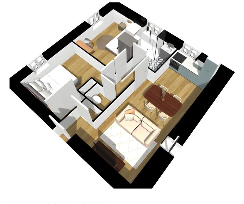 Appartement - 48 m² - 3 pièces