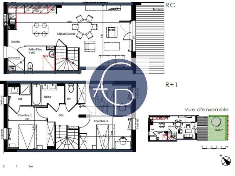 Maison - 87 m² - 4 pièces
