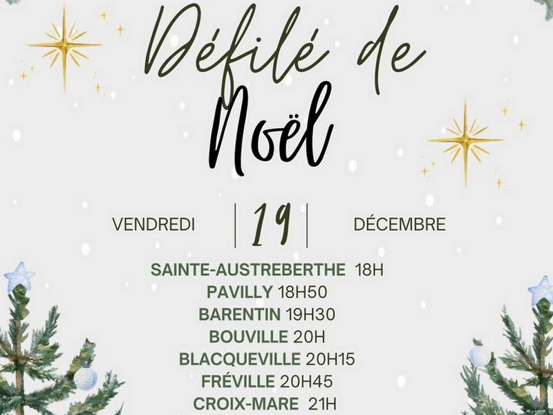 Parade de Noël des Jeunes Agriculteurs de Pissy-Pôville
