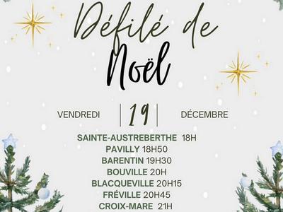 Parade de Noël des Jeunes Agriculteurs de Pissy-Pôville