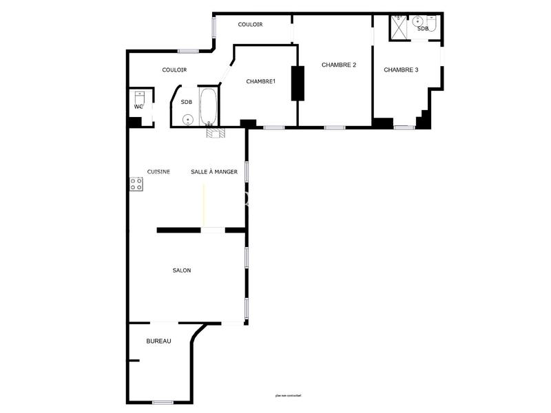 Appartement - 105 m² - 5 pièces