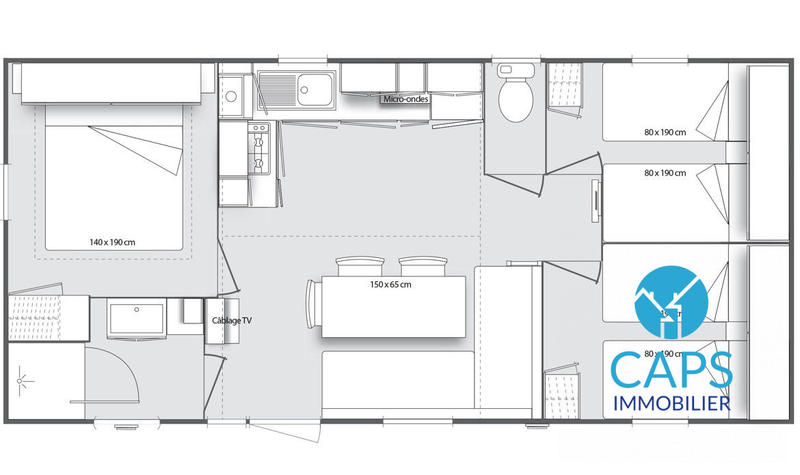 Châlet - 33 m² - 4 pièces