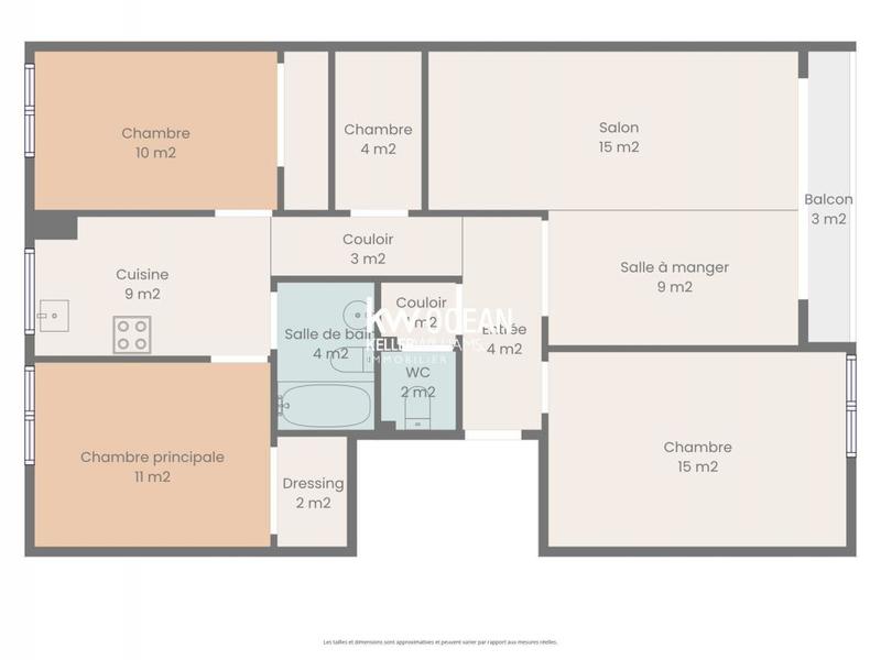 Appartement - 94 m² - 5 pièces