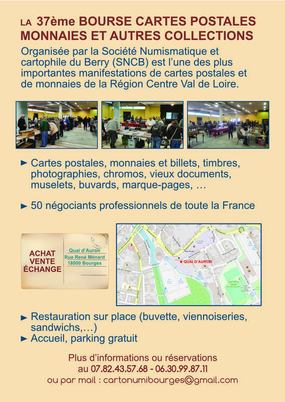 37ème bourse cartes postales, monnaies et autres collections