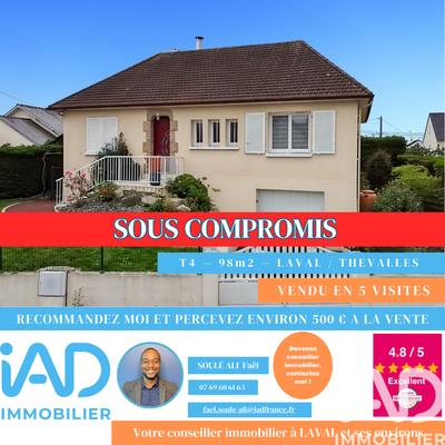 Maison - 98 m² - 4 pièces