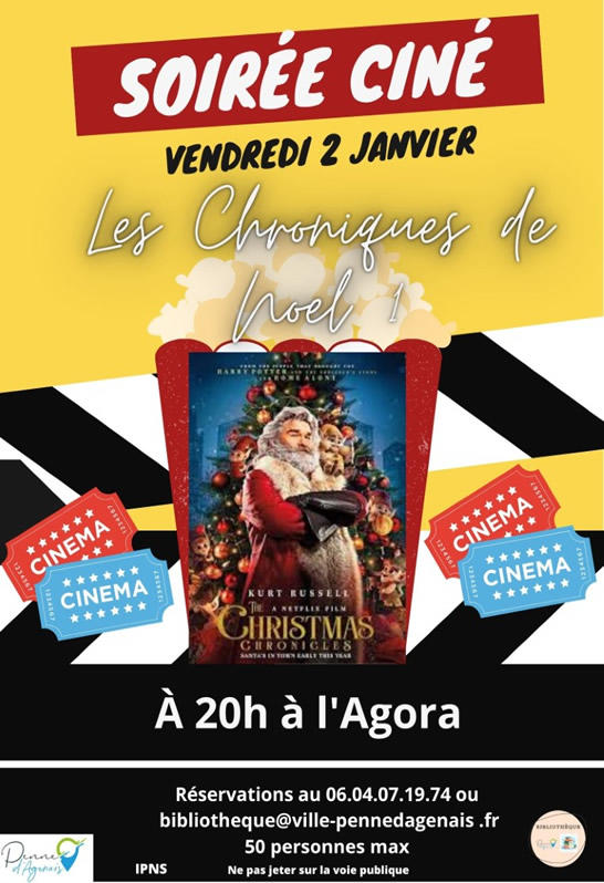 Soirée ciné - les chroniques de Noël