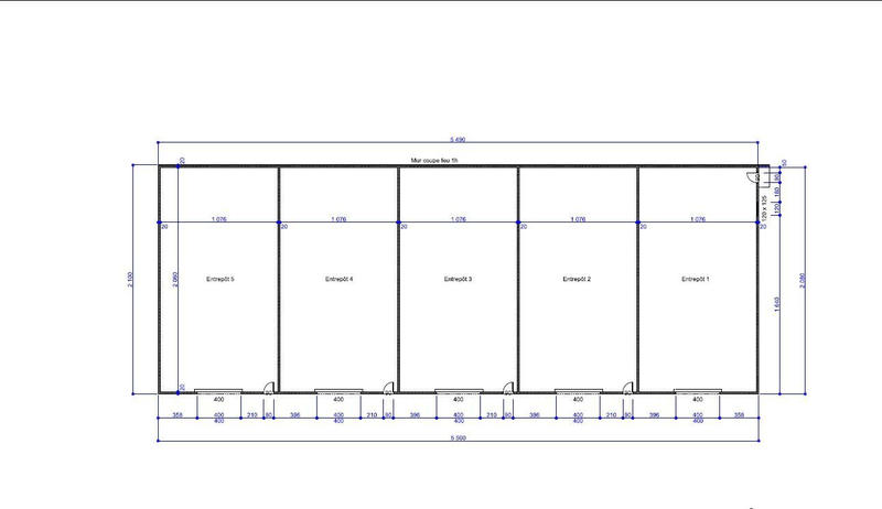 Local commercial - 1 125 m²