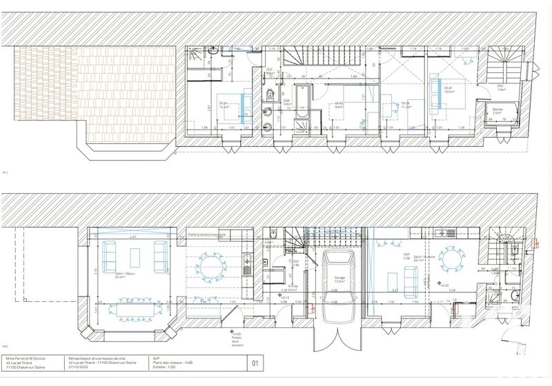 Maison de ville - 175 m² - 5 pièces