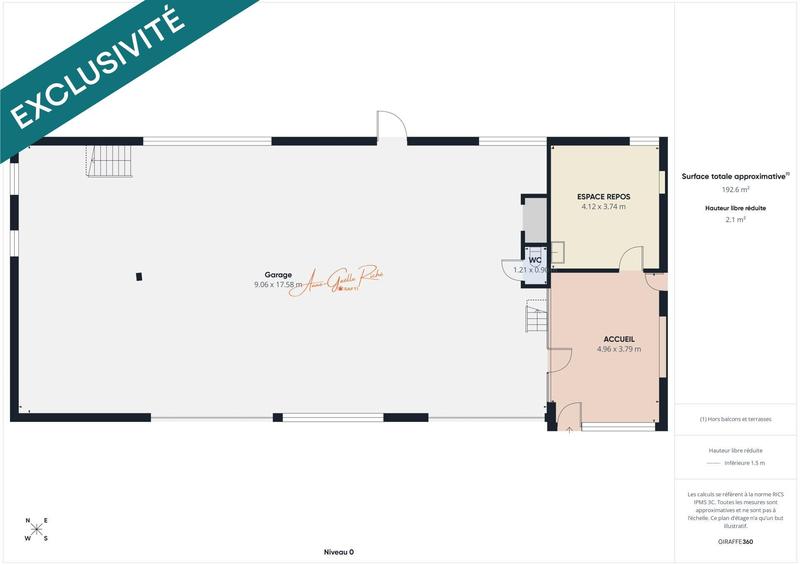 Local commercial - 245 m² - 4 pièces