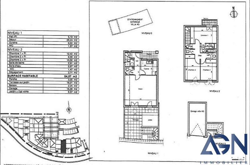 Maison - 85 m² - 4 pièces