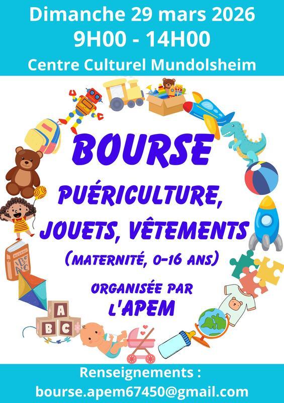 Bourse aux jouets et puériculture