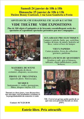 Vide théâtre vide brocante