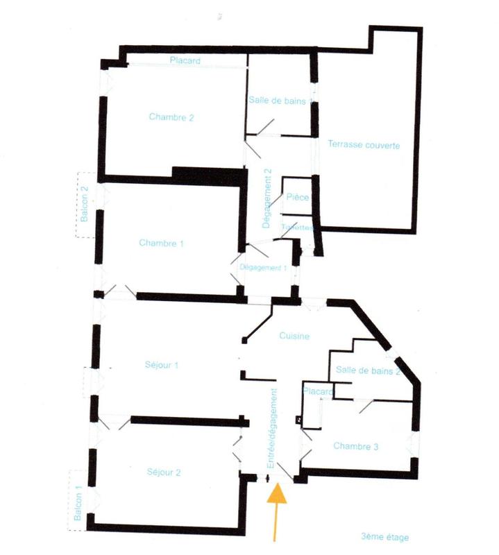 Appartement - 192 m² - 5 pièces