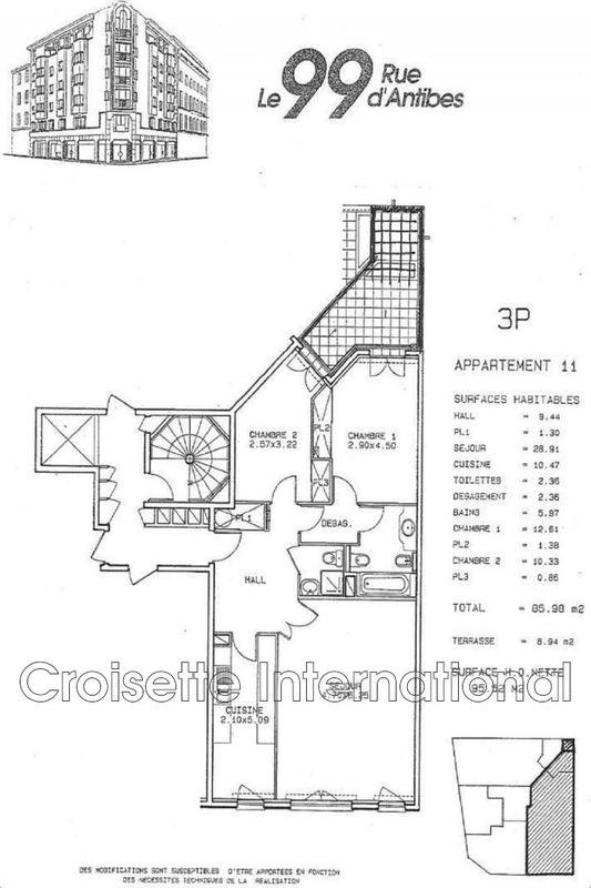 Appartement - 86 m² - 3 pièces