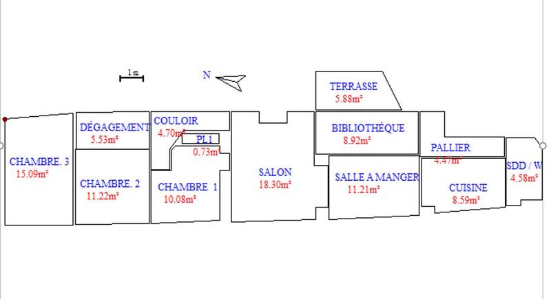 Maison - 135 m² - 4 pièces
