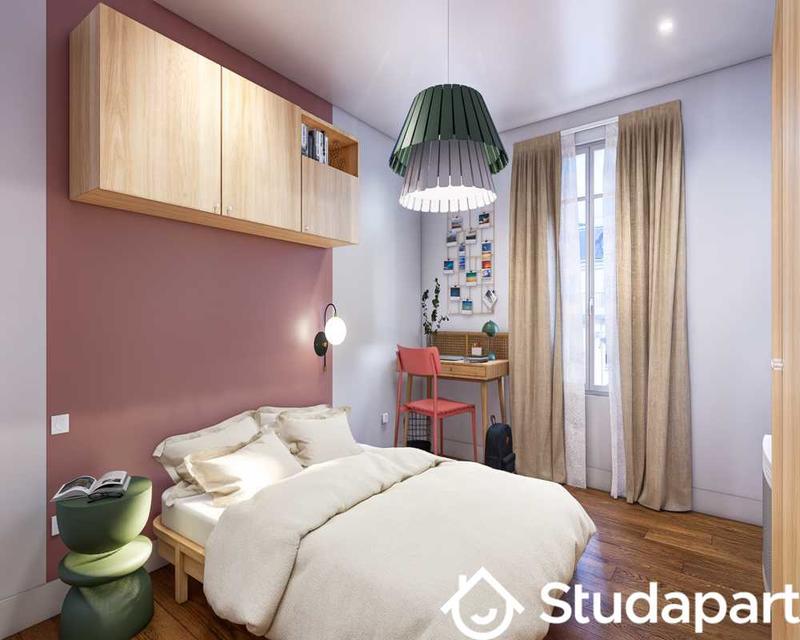 Chambre - 18 m² - 1 pièce
