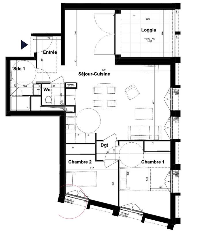 Appartement - 74 m² - 4 pièces