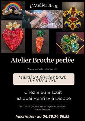 Atelier - Broche perlée