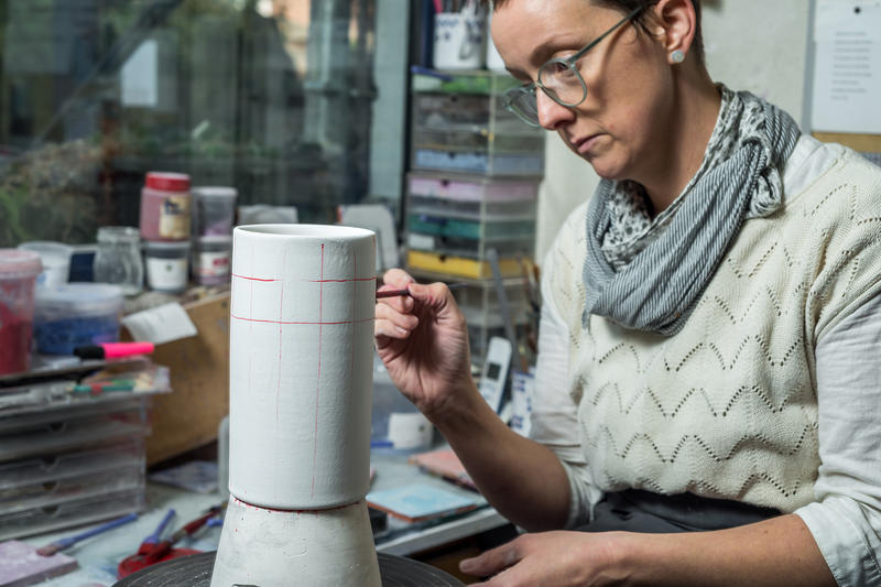 Démonstration d'artisan d'art