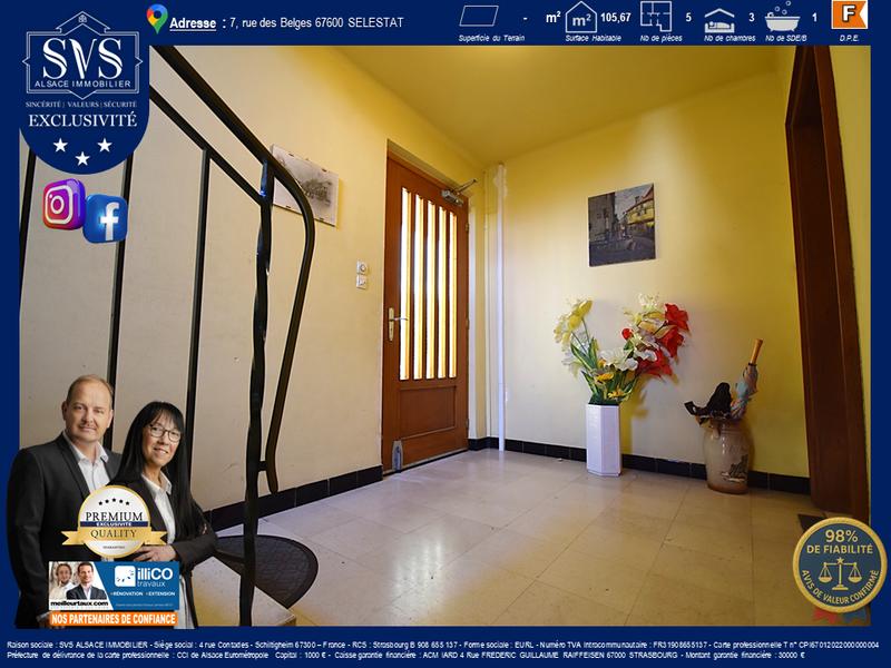 Appartement - 106 m² - 5 pièces