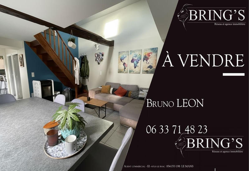 Maison - 72 m² - 3 pièces