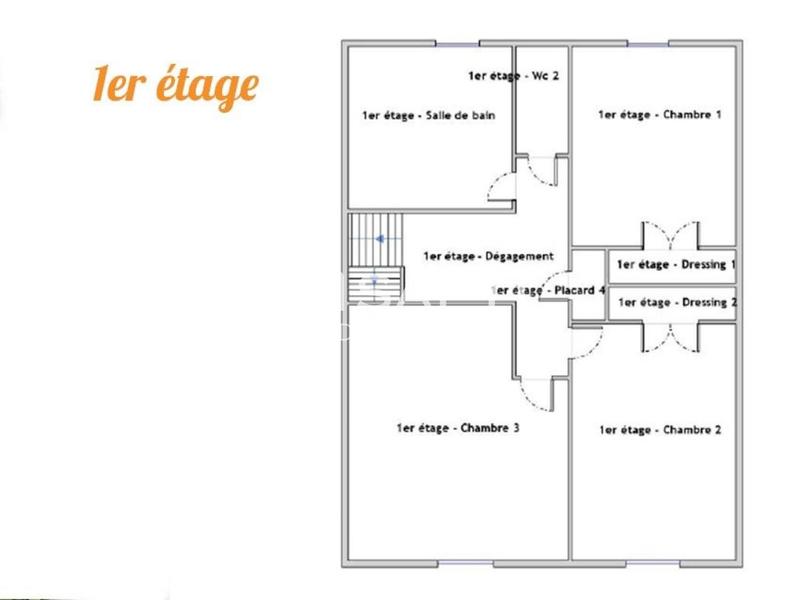 Maison de ville - 119 m² - 4 pièces