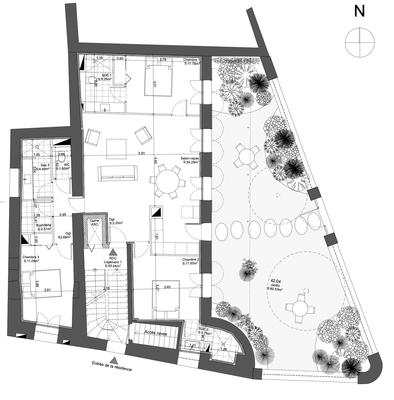 Appartement - 96 m² - 4 pièces