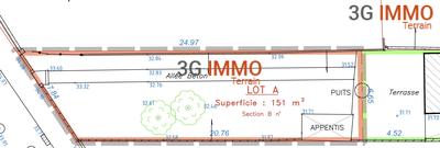 Terrain constructible - 151 m²