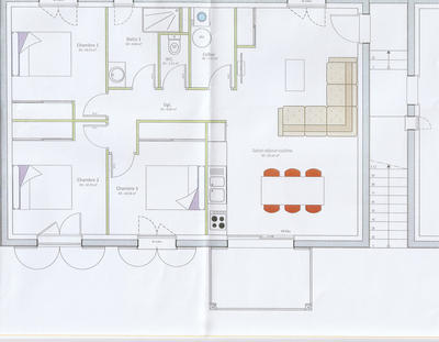 Appartement - 78 m² - 4 pièces