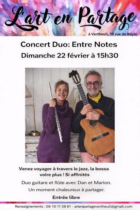 Concert Duo : Entre Notes