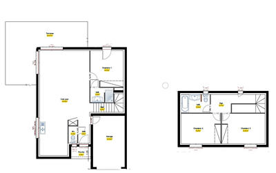 Maison - 97 m² - 4 pièces