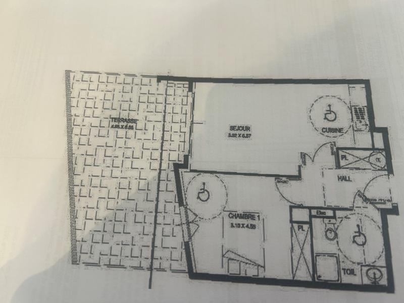 Appartement - 42 m² - 2 pièces