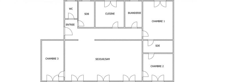 Appartement - 130 m² - 5 pièces