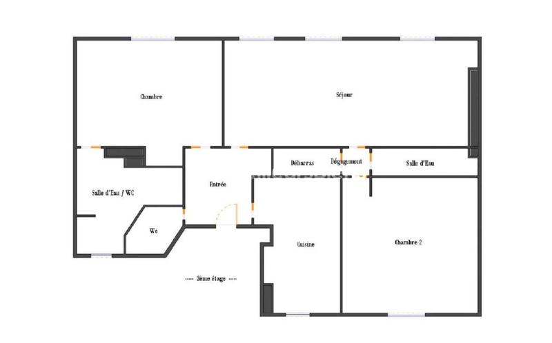 Appartement bourgeois - 86 m² - 4 pièces
