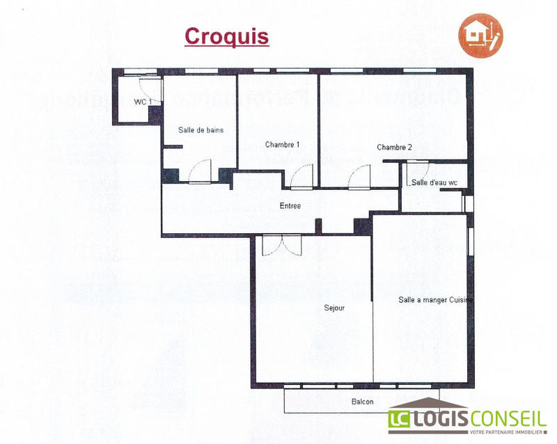 Appartement - 101 m² - 5 pièces