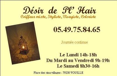 Désir de pl'Hair