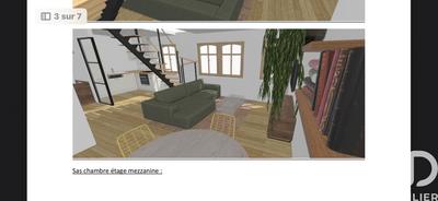 Appartement - 50 m² - 1 pièce