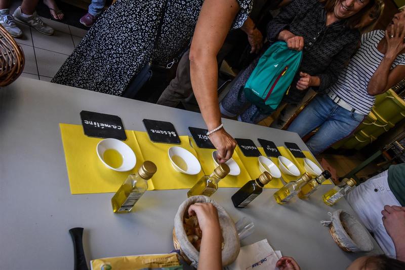 Visite d'une huilerie artisanale à noix