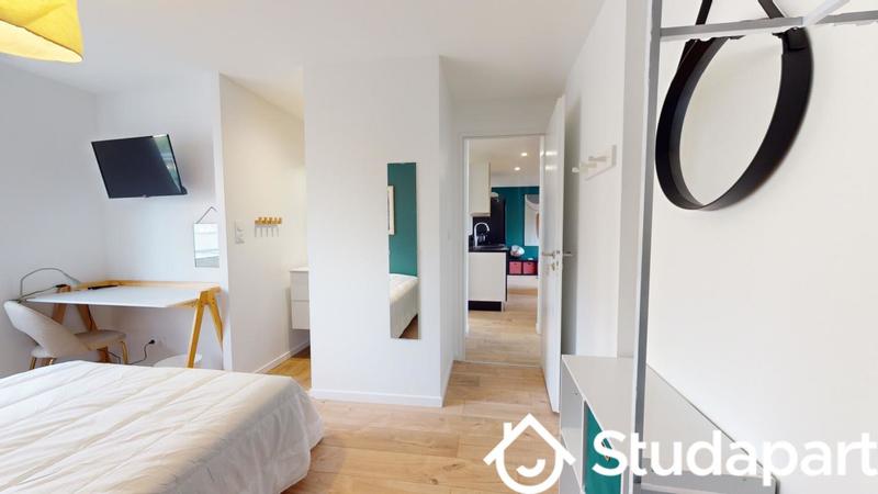 Chambre - 12 m² - 1 pièce